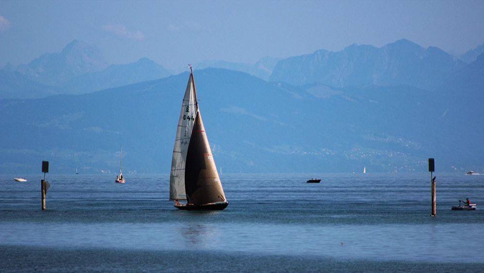Segelboot auf dem Bodensee 